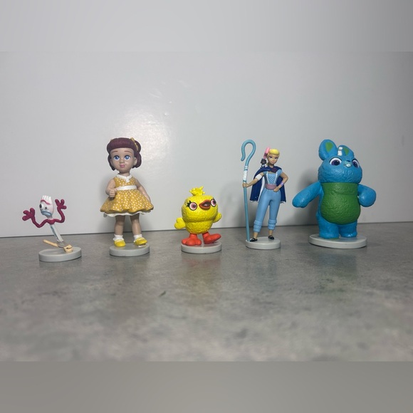 Disney Other - Lot Toy Story 🧸✨
Forky, Boo, Ducky, Bunny & Bo Peep